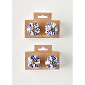 Bella Maison Bluey Kulp 4'lü Mavi (6,5x4x4 Cm)