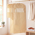 Ocean Home Textile 3'lü Bej Balıksırtı Elbise Kılıfı Set 60 X 135 Cm