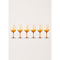Bella Maison Lisa Kadeh 6'lı Amber (490 Cc)