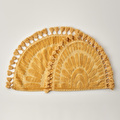 Bella Maison %100 Pamuk Sunshine Paspas Takımı Hardal (60x100-50x60)