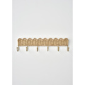 Bella Maison Scallop Dekoratif Askı Bej (46x12x4,5 Cm) Koyu Bej