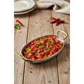 Bambum Fornello Çelik Oval Sunum 18 Cm