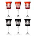 Lucky Art Duology Colour 6'lı Kadeh Seti 300 Ml