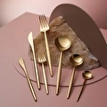 Jumbo 9000 Titanyum Gold 12 Kişilik 84 Parça Çatal Kaşık Bıçak Takımı
