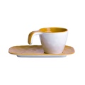 Jumbo Marine Business Summer Sarı 6 Kişilik Espresso Seti