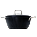 Jumbo Dublin Black İndüksiyon Tabanlı Derin Tencere 24 cm