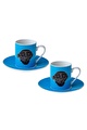 Jumbo X İstanbul Modern Horasan-İsimsiz Mavi 2 Kişilik Kahve Fincan Takımı