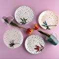 Jumbo Botanico 4'lü Pasta Tabağı 20 cm
