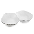 Jumbo Maris Melamin 2 Bölmeli Beyaz Servis Kase 32.6x24.6x7.1 cm