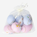 Flying Tiger Copenhagen 6'lı Çiçek Desenli Dekoratif Paskalya Yumurtası Seti