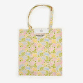 Flying Tiger Copenhagen Çiçekli Tavşan Desenli Bez Çanta