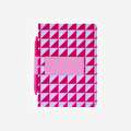 Flying Tiger Copenhagen Kalemli Pembe Geometrik Desenli Defter A5