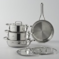Jumbo Capello 7 Parça İndüksiyon Tabanlı Tencere Seti