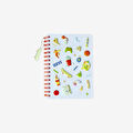 Flying Tiger Copenhagen Kabartma Desenli Mavi A5 Defter
