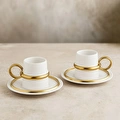 Jumbo Bond Gold 2 Kişilik Kahve Fincan Takımı