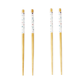 Flying Tiger Copenhagen 4 Çift Desenli Bambu Chopstick