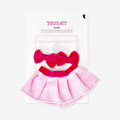 Flying Tiger Copenhagen Peluş Oyuncaklar İçin Pembe Etek ve Toka Seti