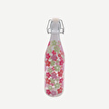 Flying Tiger Copenhagen Pembe Çiçekli Cam Şişe 500 ml
