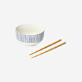 Flying Tiger Copenhagen Seramik Ramen Kasesi ve Chopstick Seti