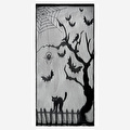 Flying Tiger Copenhagen Yarasa ve Örümcekli Halloween Temalı Perde