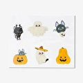 Flying Tiger Copenhagen Halloween Temalı Pencere Stickerları