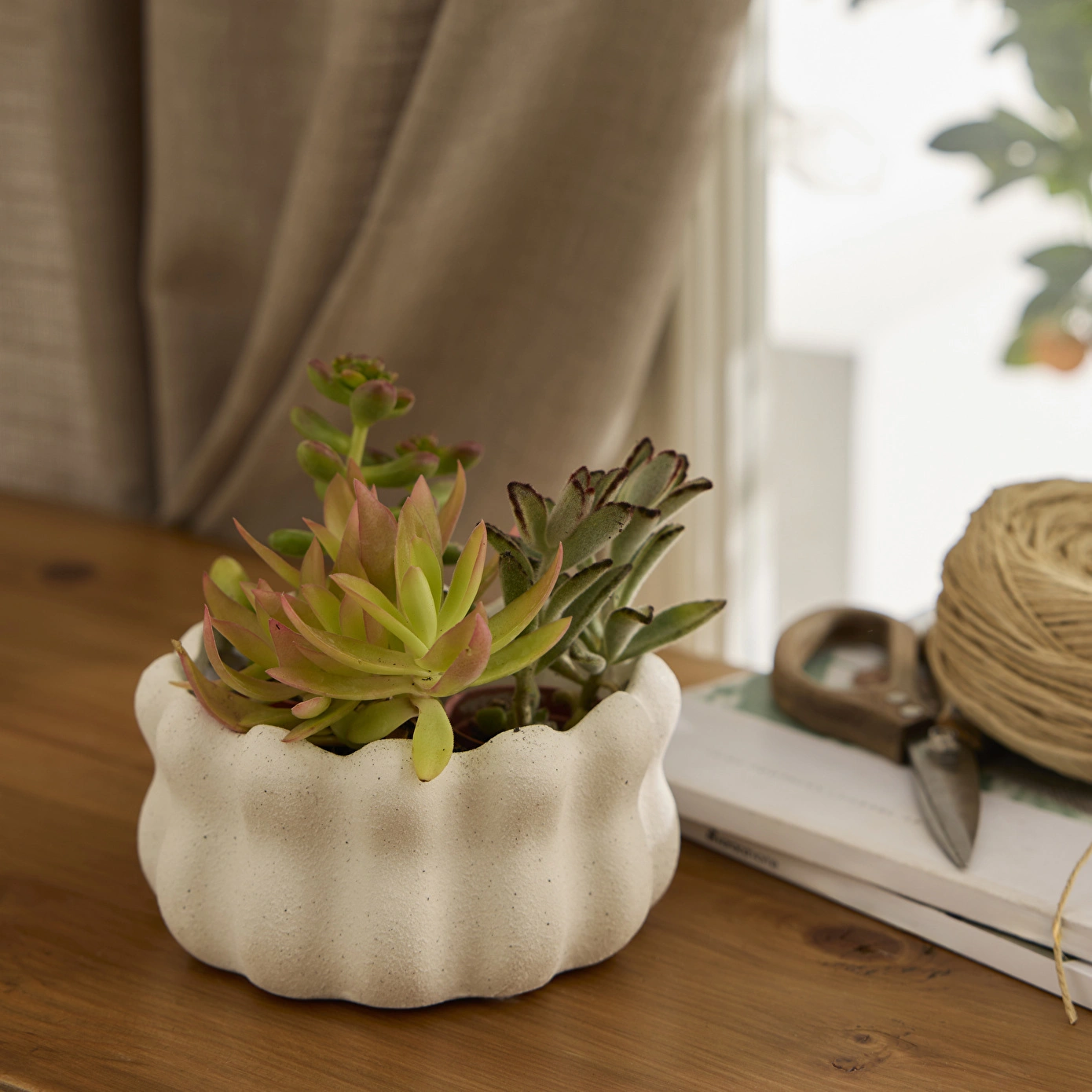 Karaca Home Valeria Saksı 16,2x16,2x8,1 cm - Karaca Karaca 2 Al 1 Öde