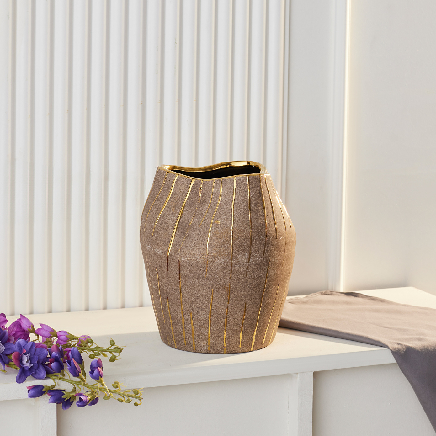 Karaca Home Marquis Vazo 20x20x21,5 cm - Karaca Karaca 2 Al 1 Öde