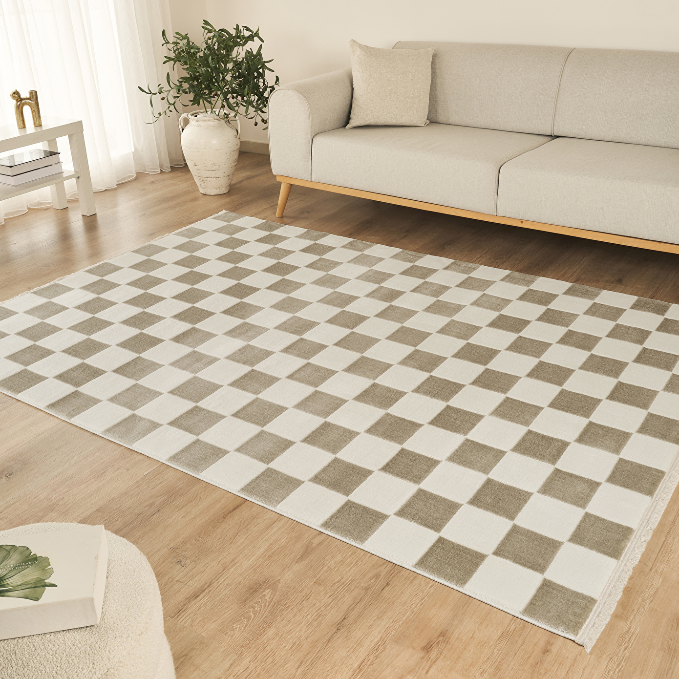 Kaşmir Halı 7/24 Sahara Softline Elene Beige 200x290 cm - Karaca Karaca 2 Al 1 Öde