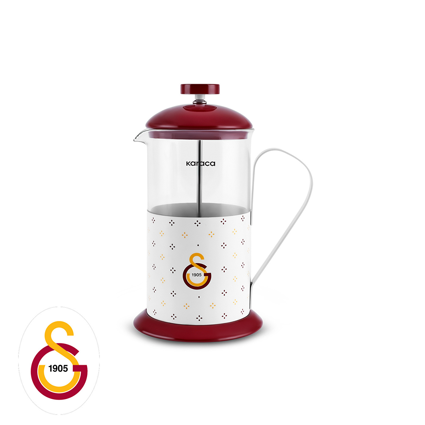 Karaca x Galatasaray French Press 600 Ml - Karaca Karaca 2 Al 1 Öde