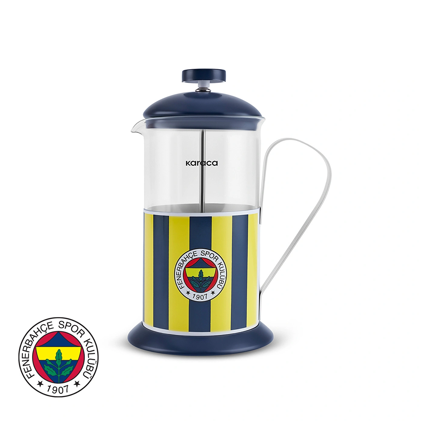 Karaca x Fenerbahçe French Press 600 Ml - Karaca Karaca 2 Al 1 Öde