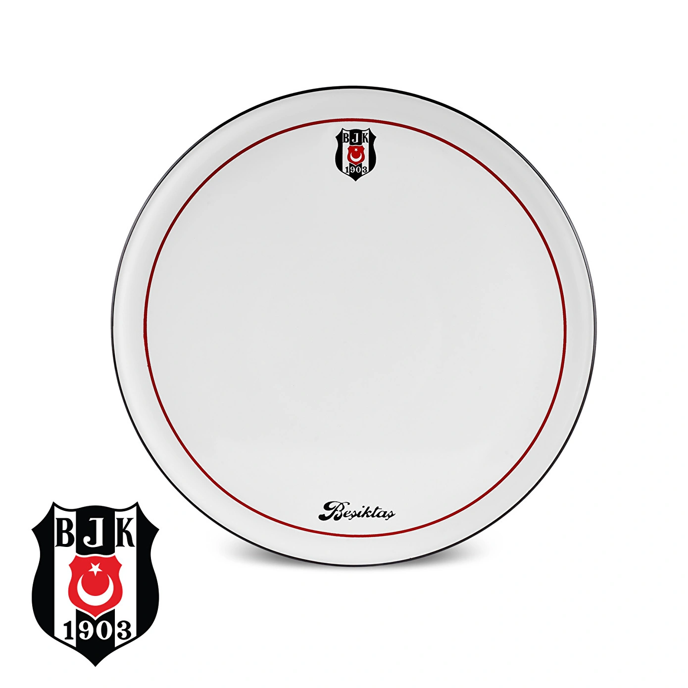 Karaca x Beşiktaş Lisanslı Pizza Tabağı 32 cm - Karaca 2 Al 1 Öde