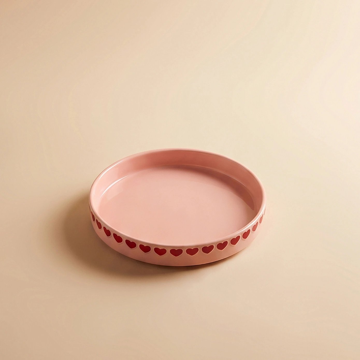Karaca Sweetheart Çukur Tabak Pembe 20 cm - Karaca 2 Al 1 Öde