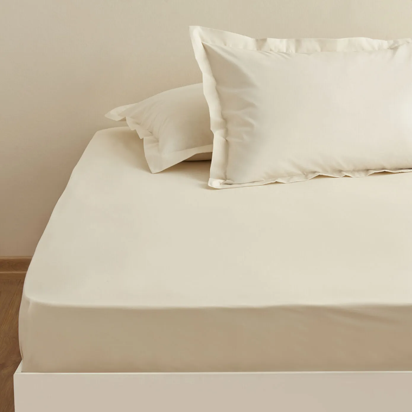 Karaca Home Lastikli Çarşaf Tek Kişilik Ekru - Karaca 2 Al 1 Öde