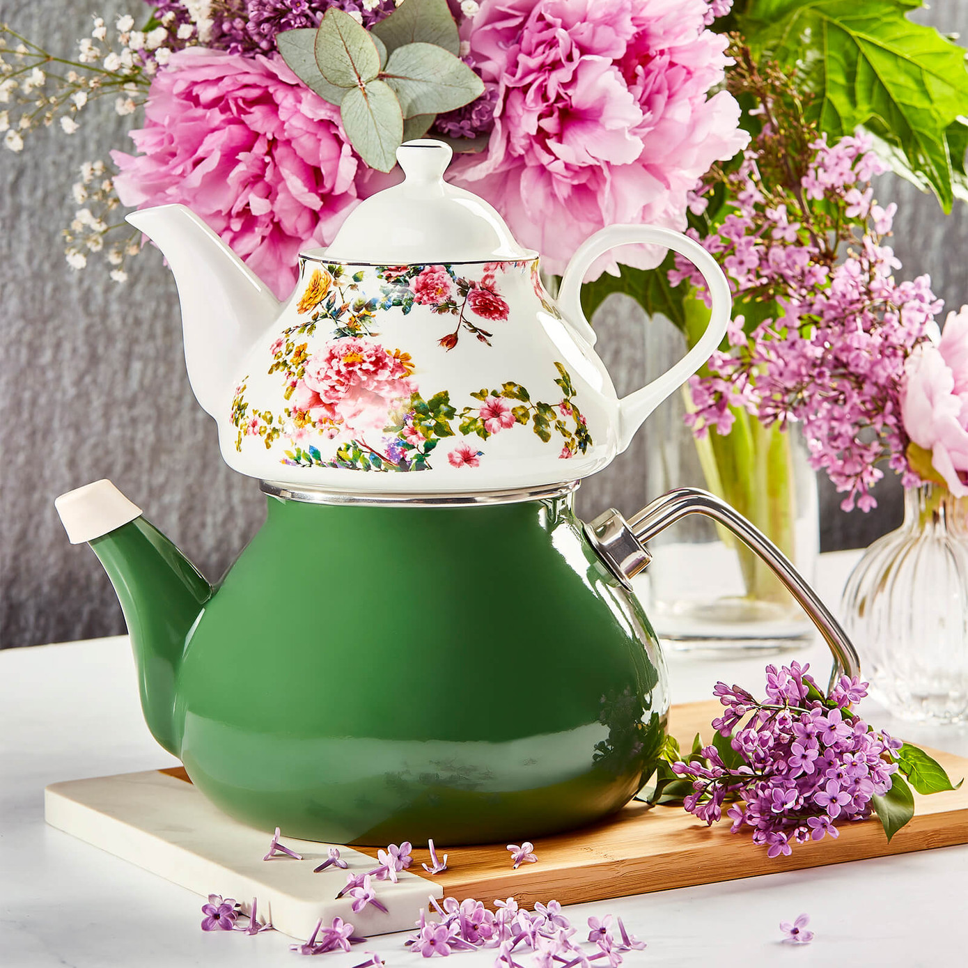 Karaca Blume Çaydanlık Takımı