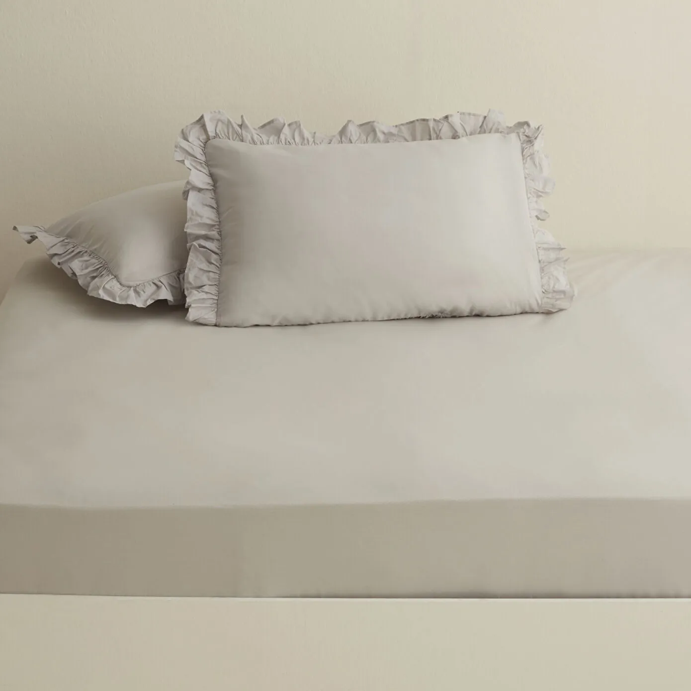 Karaca Home Basic %100 Pamuk King Kişilik Düz Çarşaf Gri - Karaca Karaca 2 Al 1 Öde