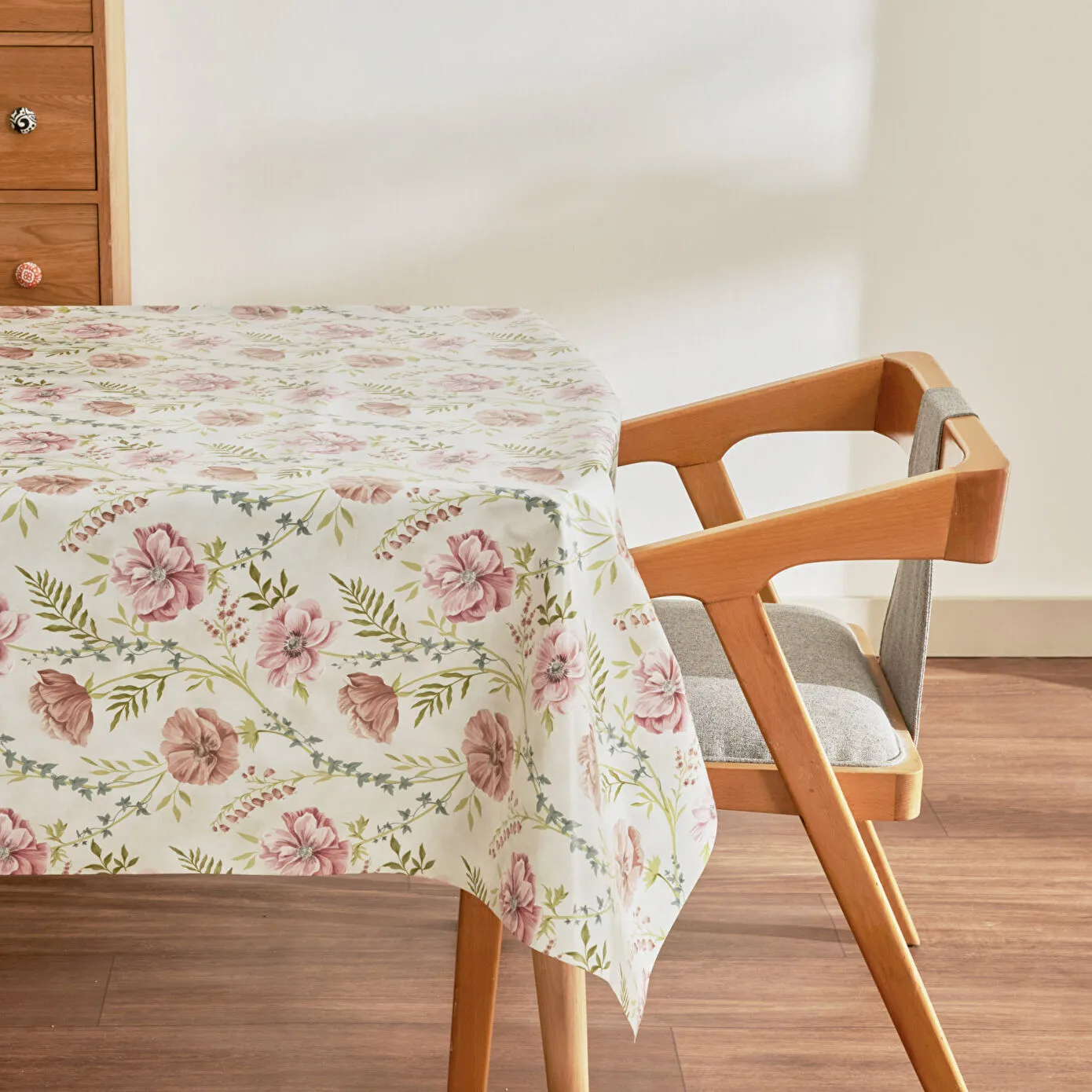 Karaca Home Hera Çiçekli Pvc Masa Örtüsü Ekru - Karaca Karaca 2 Al 1 Öde