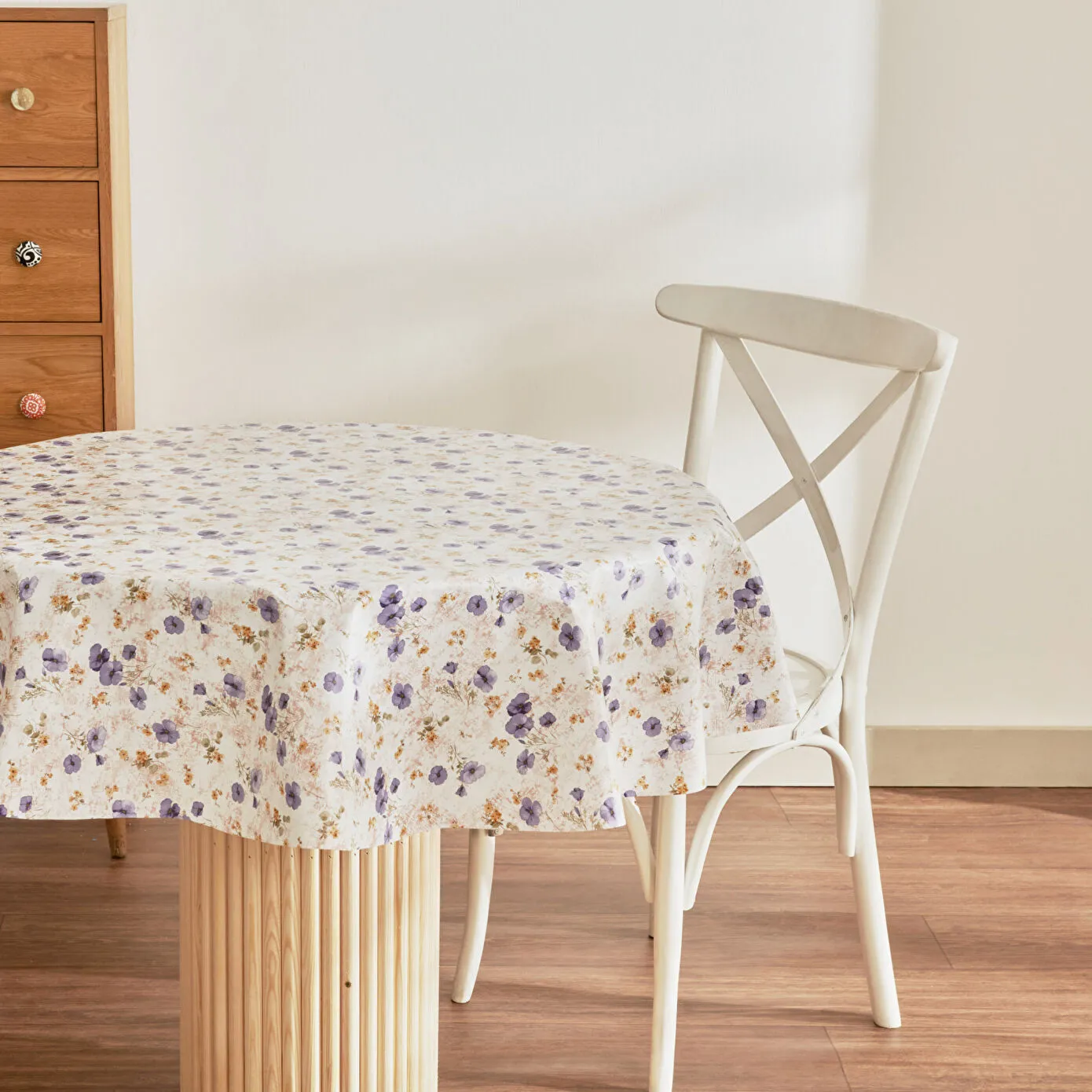 Karaca Home Dora Çiçekli Pvc Masa Örtüsü Mor - Karaca Karaca 2 Al 1 Öde
