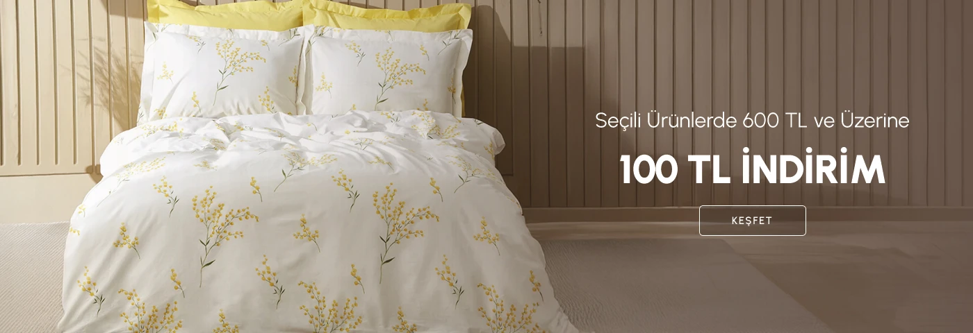 600 TL ve Üzerine 100 TL İndirim