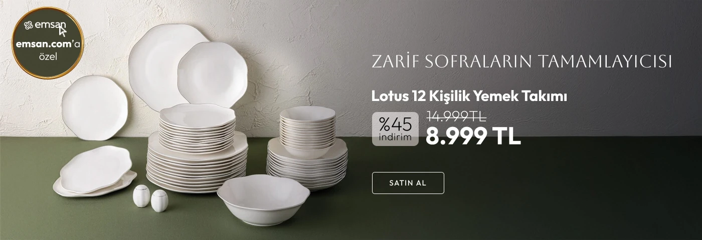 Lotus Yemek Takımı