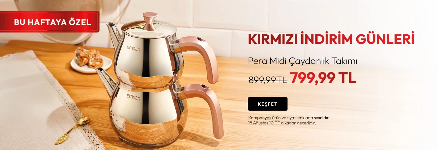 Pera Çaydanlık Takımı