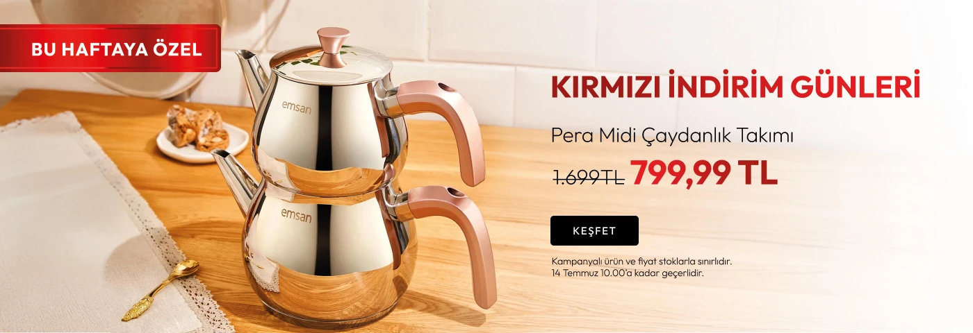 Pera Çaydanlık Takımı