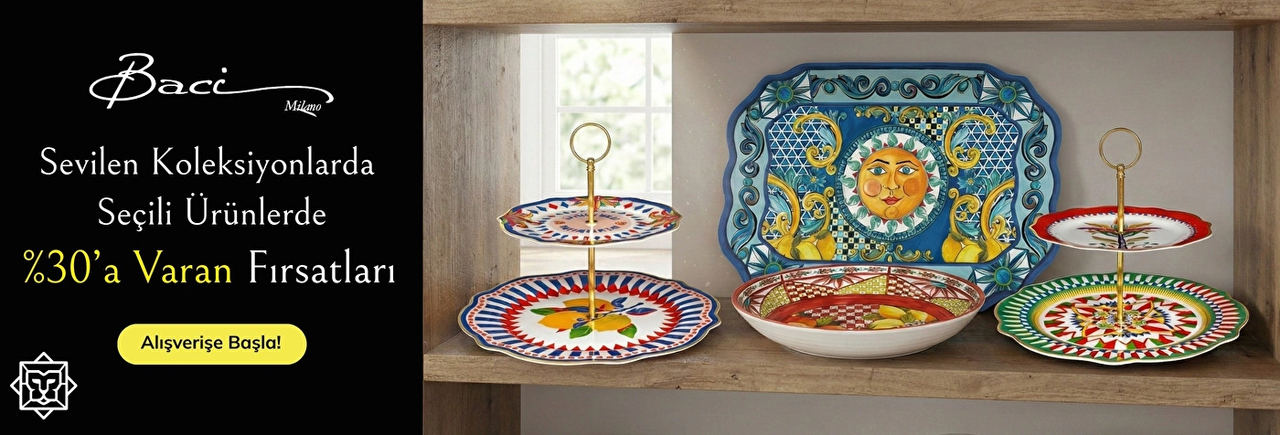 Baci Milano Sevilen Koleksiyonlarda Seçili Ürünlerde %30'a Varan Fırsatlar