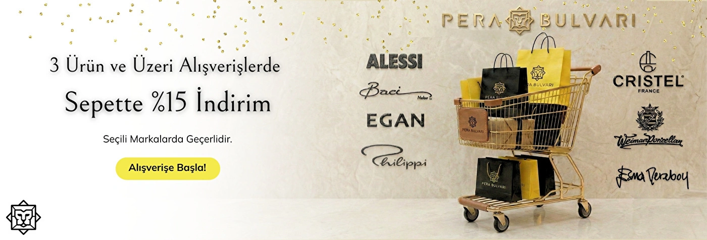 3 Ürün ve Üzeri Alışverişlerde Sepette %15 İndirim