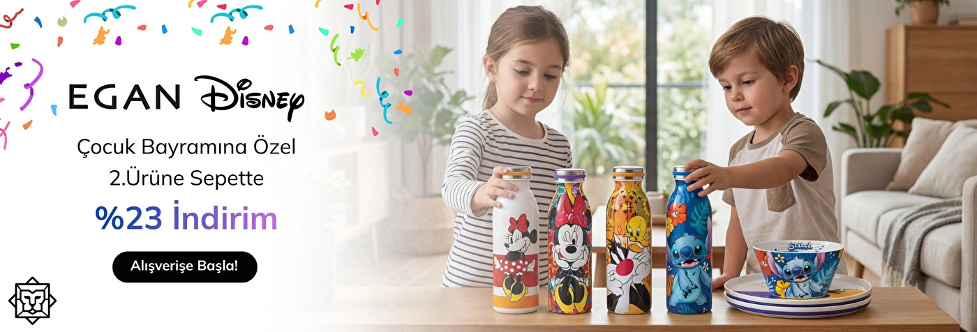 Egan Italy Disney Çocuk Bayramına Özel 2.Ürüne Sepette %23 İndirim