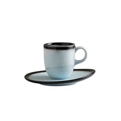 Jumbo Joy White Kahve Fincanı Siyah Beyaz 90 ml