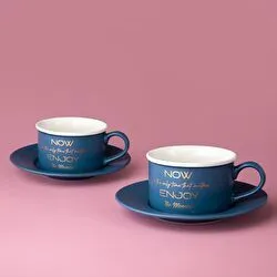 Jumbo Joy Grey Çay Fincan Takımı