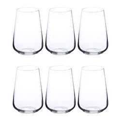 Jumbo Lina 6'lı Meşrubat Bardak Seti - 380 ml
