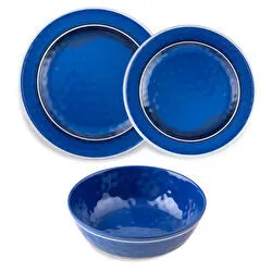 Jumbo Alesta Melamin Marine 12 Parça Yemek Takımı