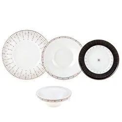 Jumbo Shine 24 Parça 6 Kişilik Yemek Takımı