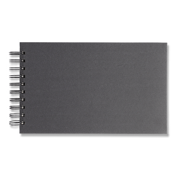 Flying Tiger Copenhagen Spiralli Siyah Eskiz Defteri 14,8 cm x 22 cm